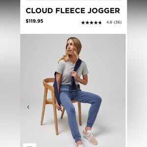 Travis Mathew’s cloud fleece
Zip up: $140 L
Joggers: $120 M